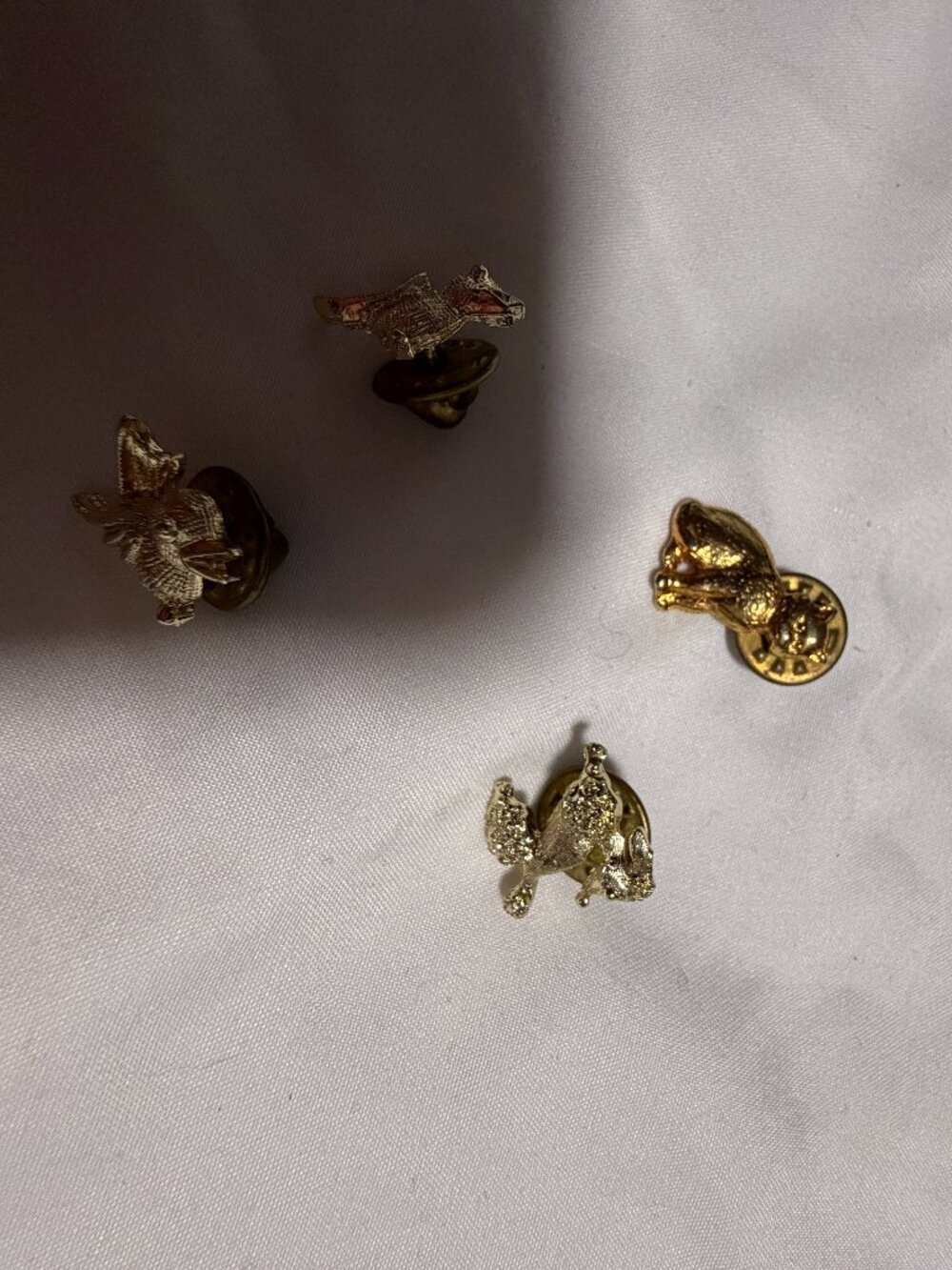 Gold Tone Animal Brooch Set - Women Jewelry Brooches